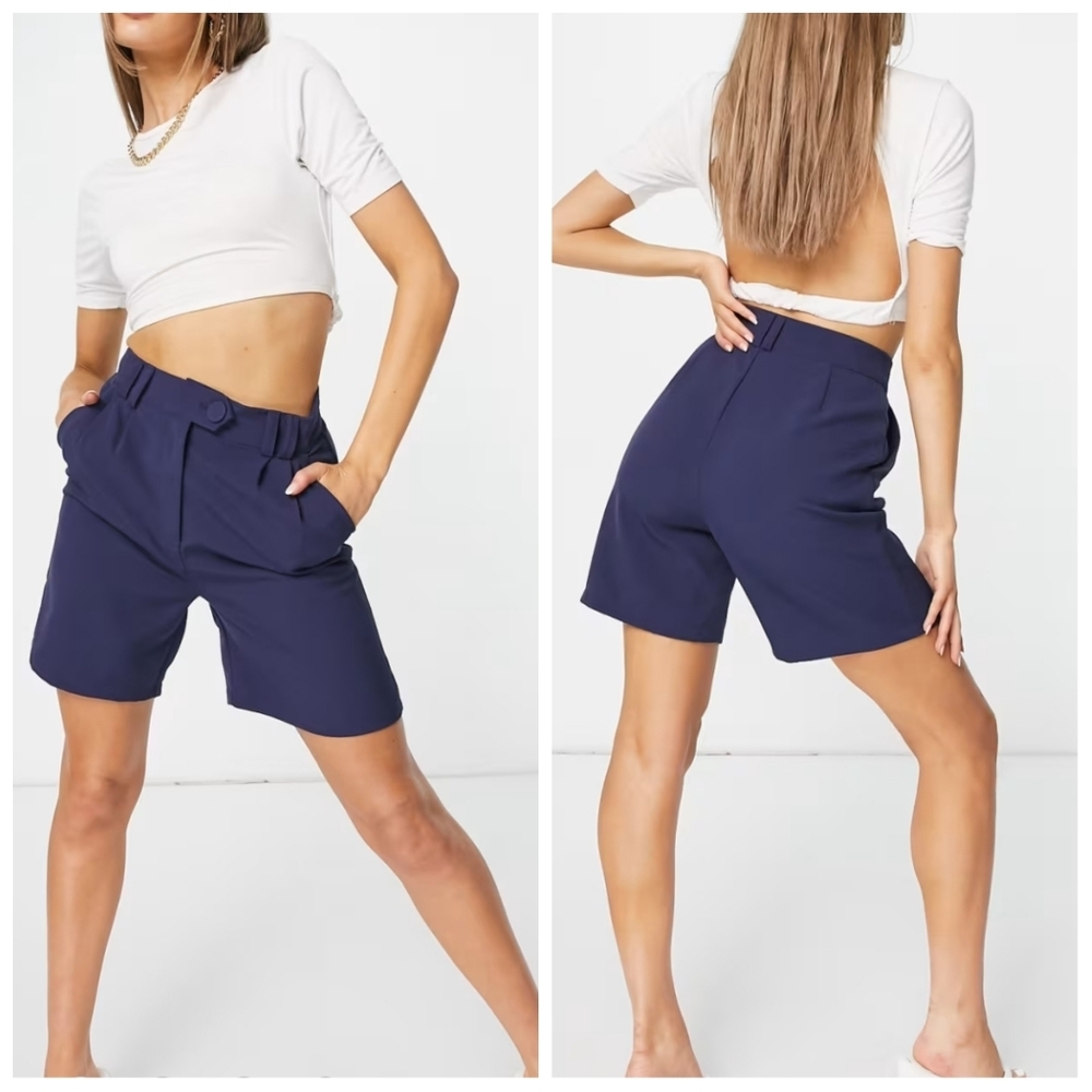 4th + Reckless City Short Navy Blue 4 NWT New